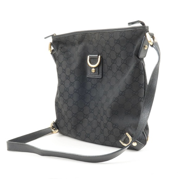 Gucci Handbags - 💎✨STUNNING✨💎 GUCCI Abbey GG Canvas Leather Shoulder Bag NERO Black